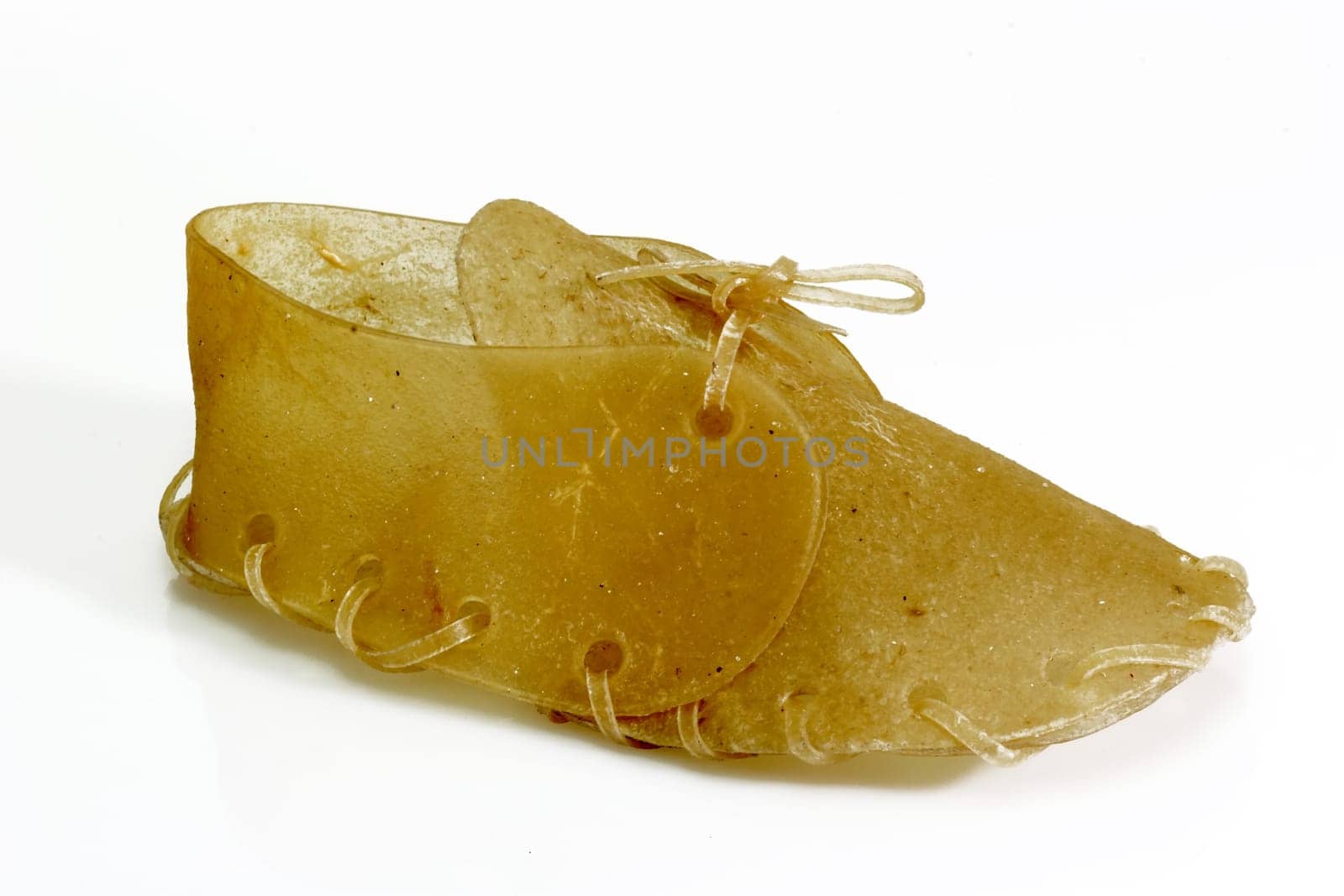 Shoe made of buffalo skin