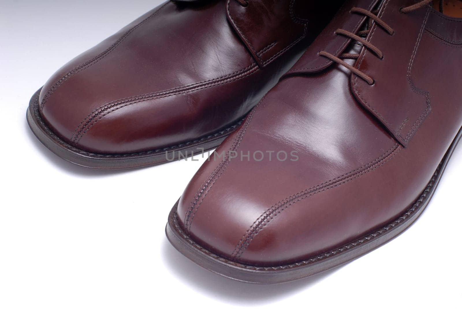 Brown leather shoes