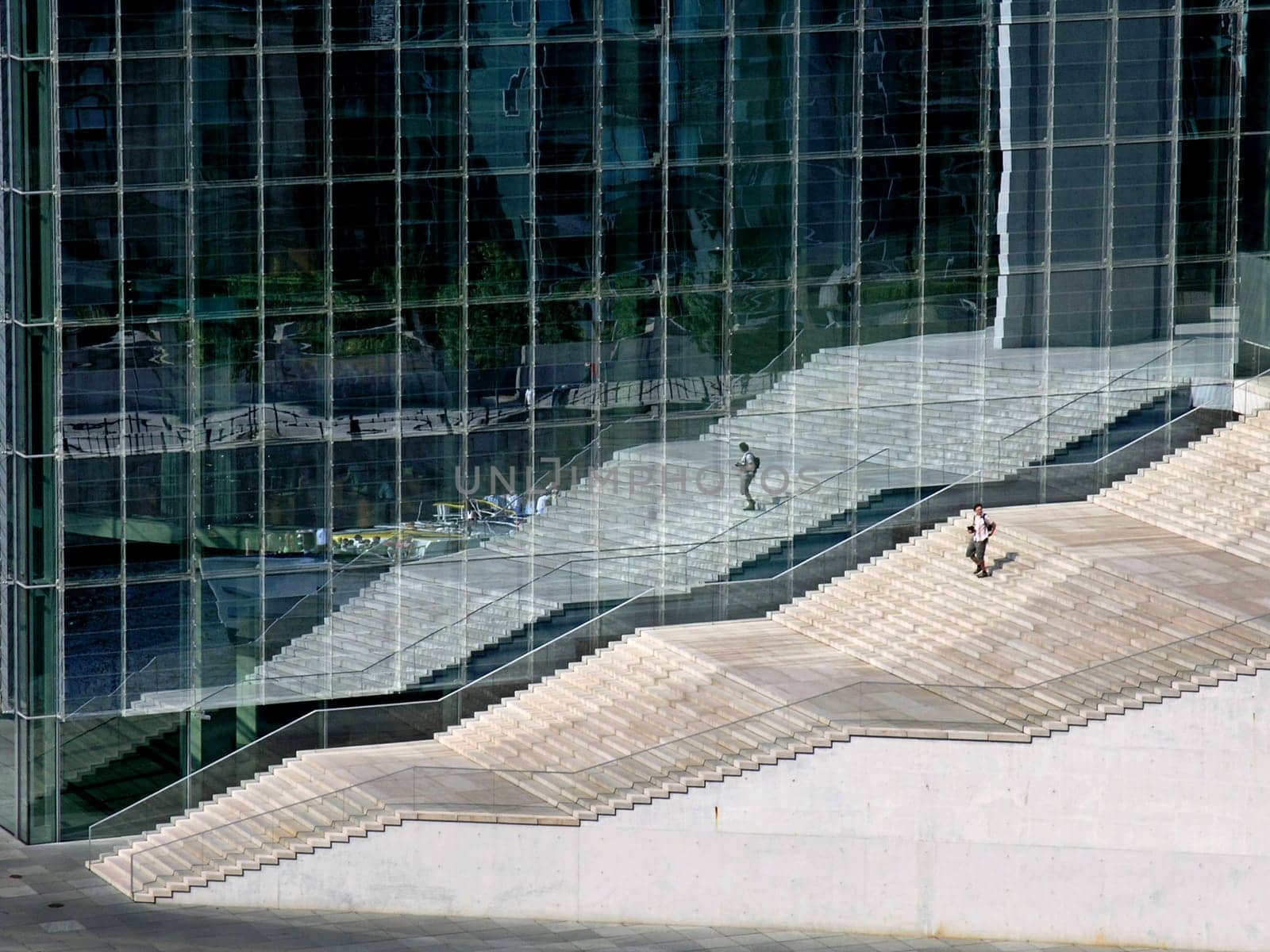 Staircase at the Marie-Elisabeth-Lüders-Haus