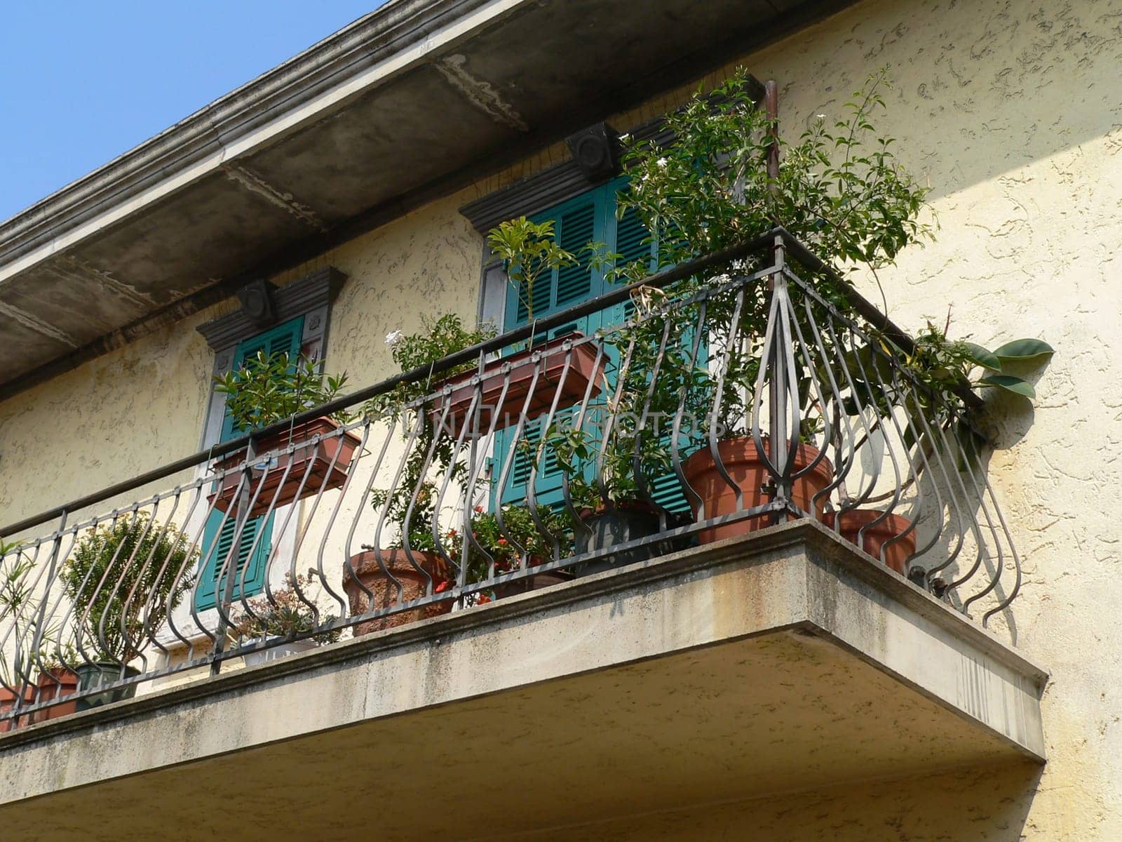 Balcony from below
