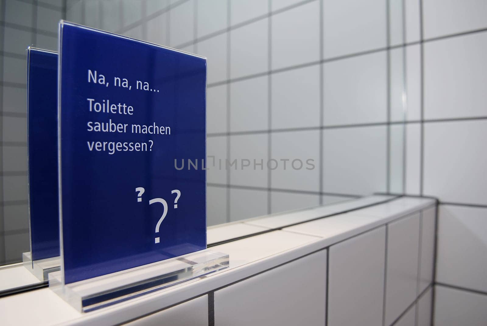 Toilet sign
