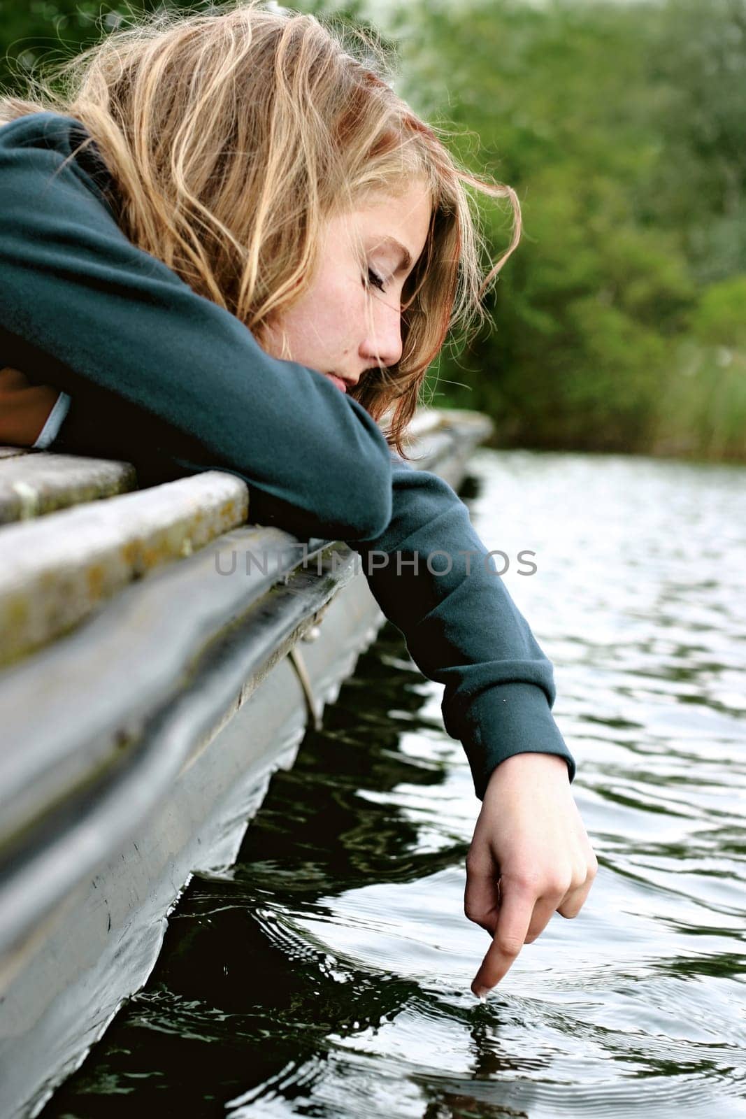 Dreamy teen