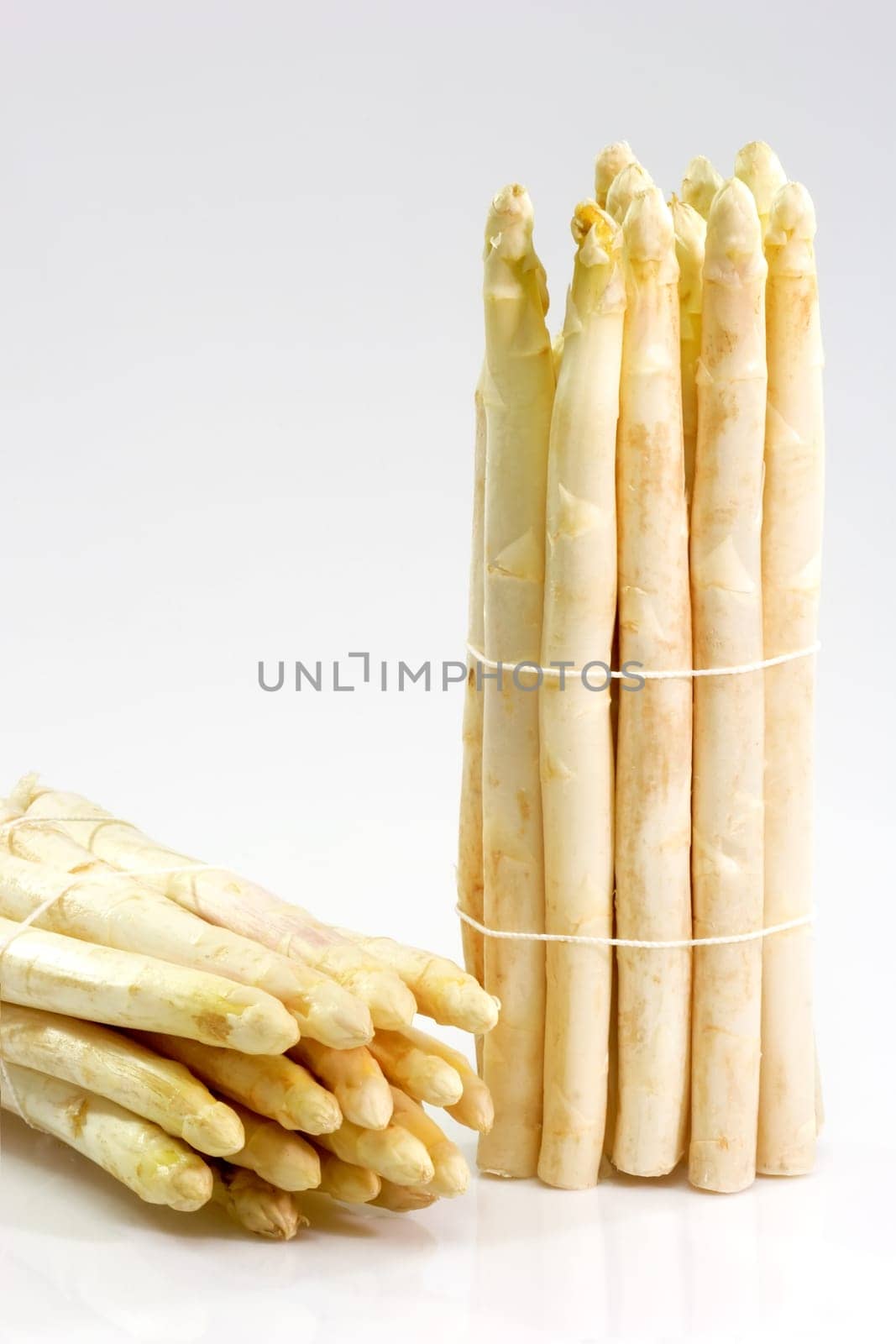 Asparagus served whole
