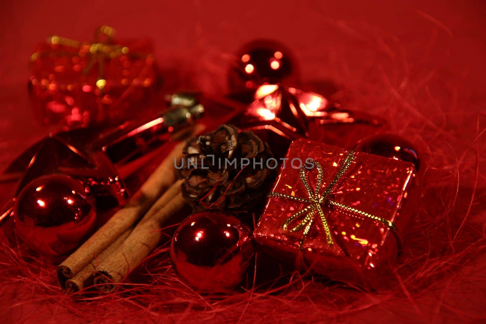 christmas decoration in red
