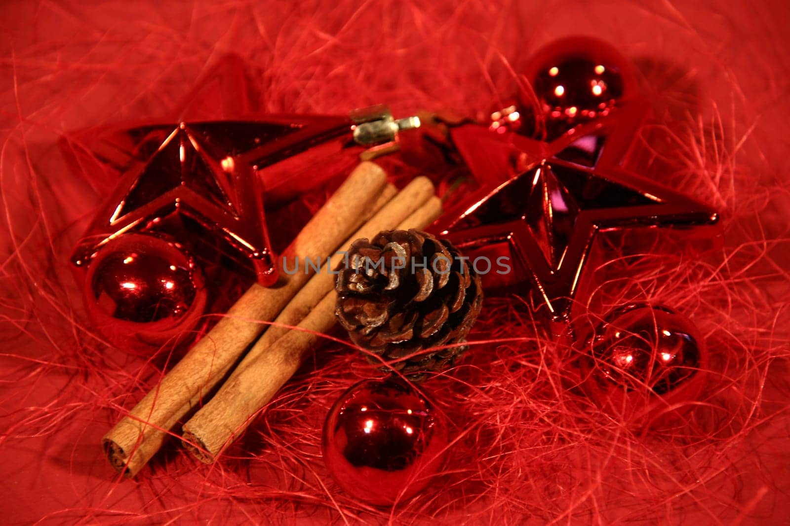 christmas decoration in red