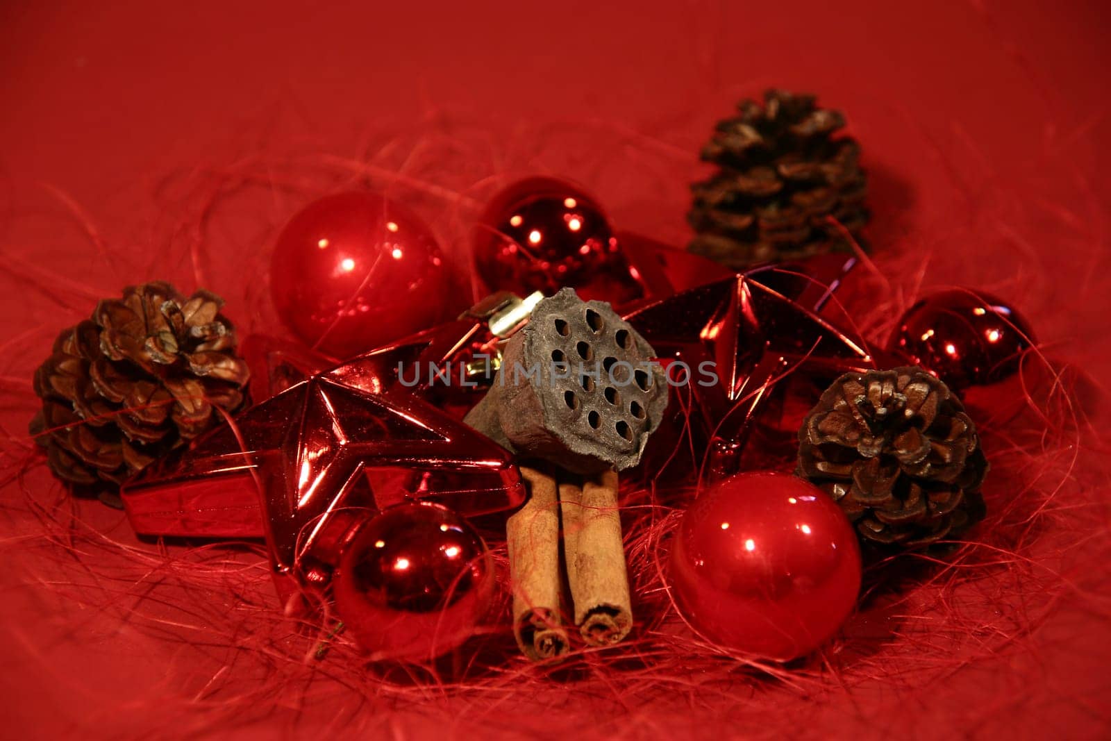 christmas decoration in red