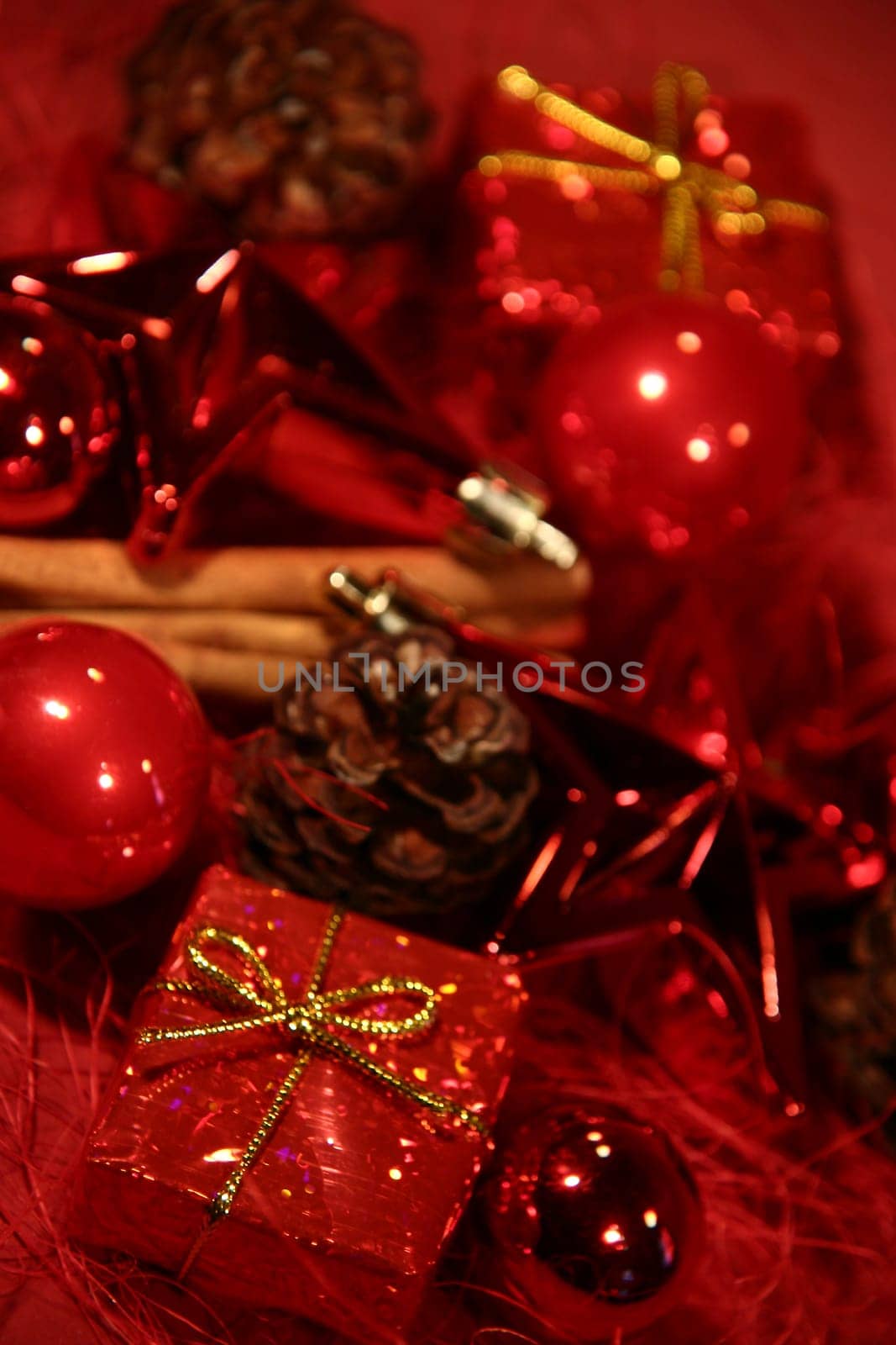 christmas decoration in red