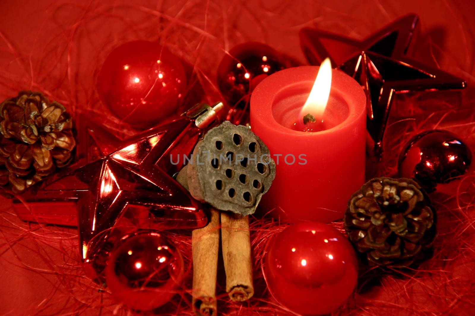 christmas decoration in red