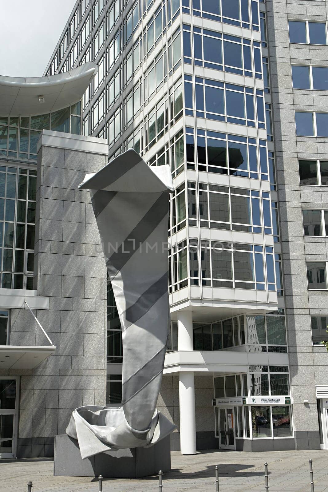 DZ bank building with tie