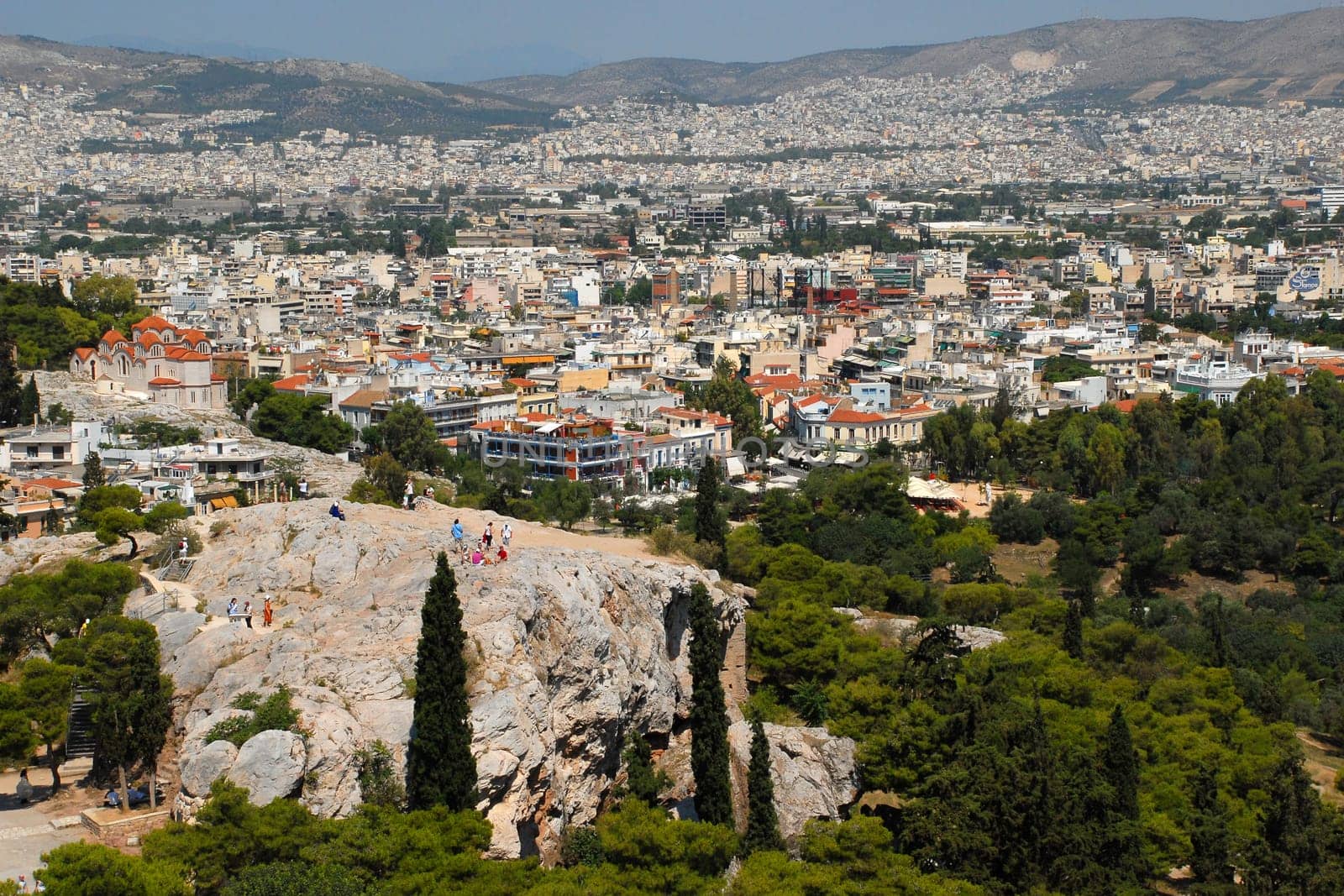 Athens City View with Areopagus