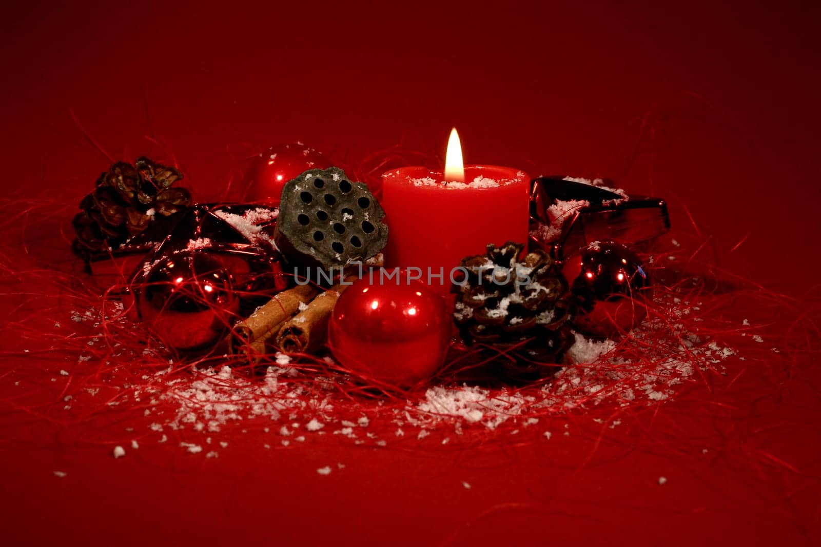 christmas decoration in red
