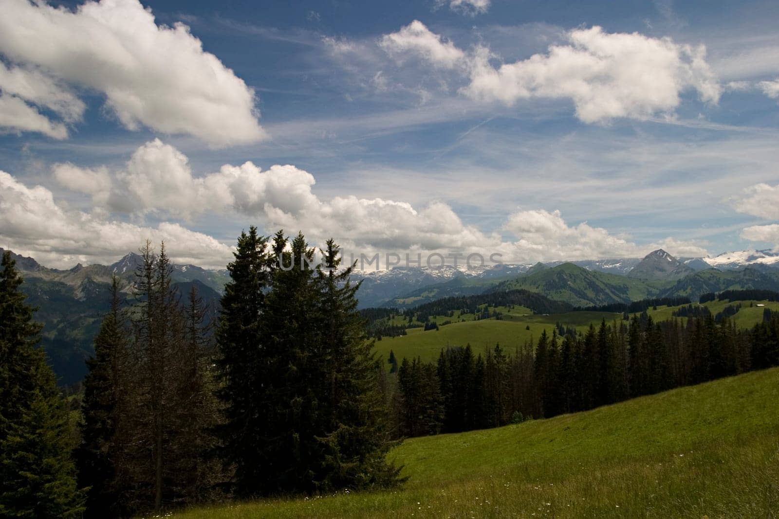 Views of the Jaun Pass
