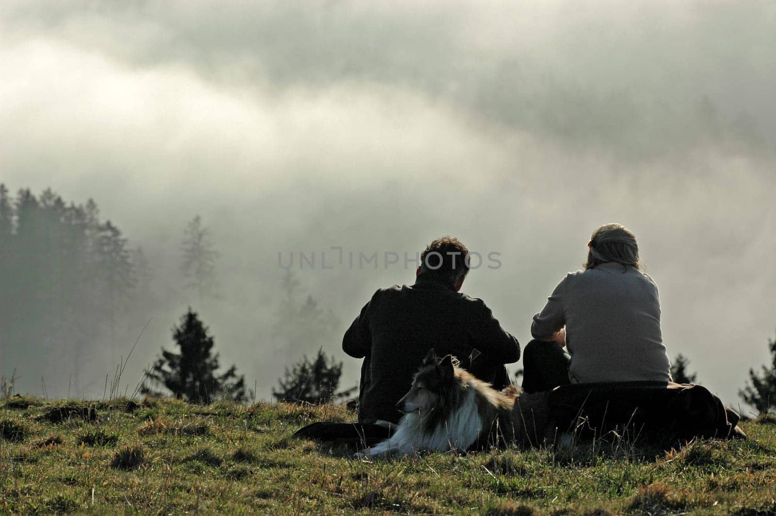 above the clouds