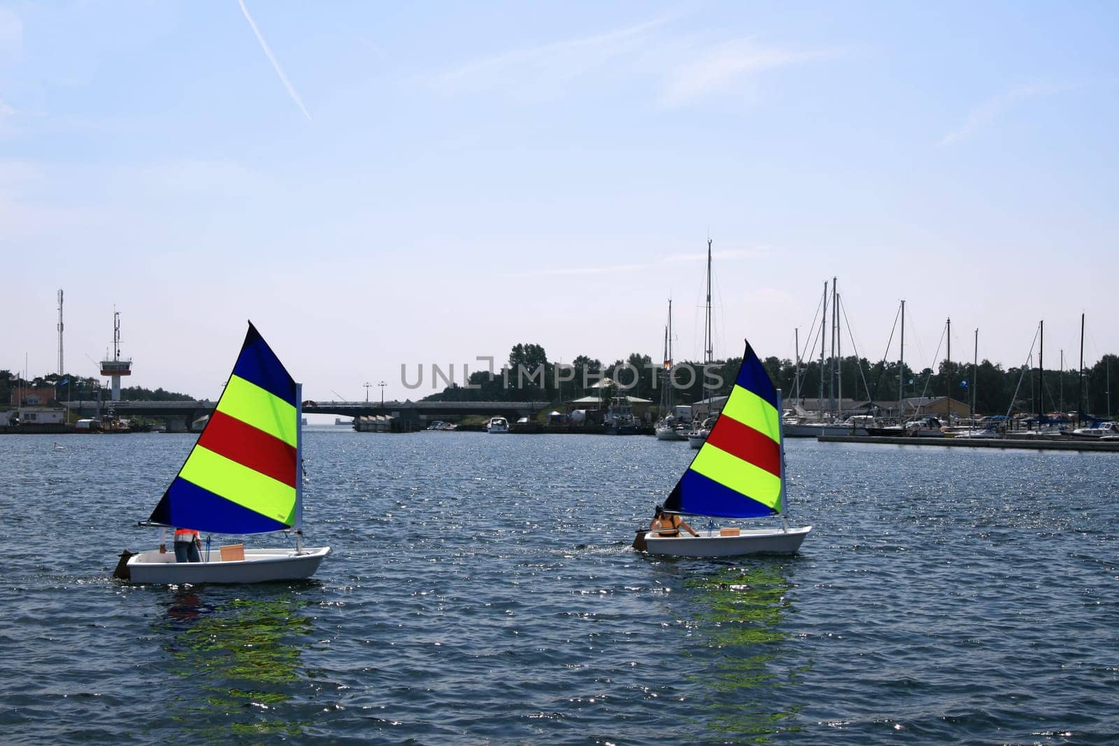 Opti (optimists) is the name of the small boats for children