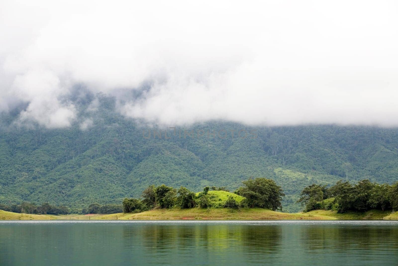 Nam Ngum Reservoir in Laos
