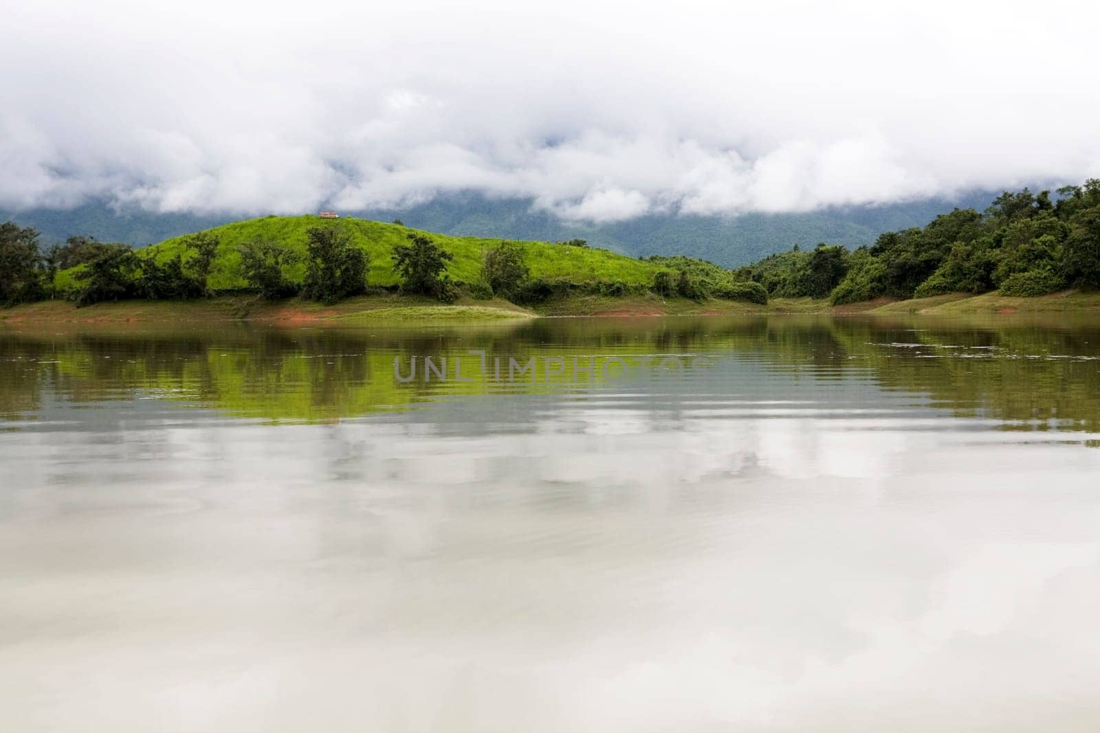 Nam Ngum Reservoir in Laos