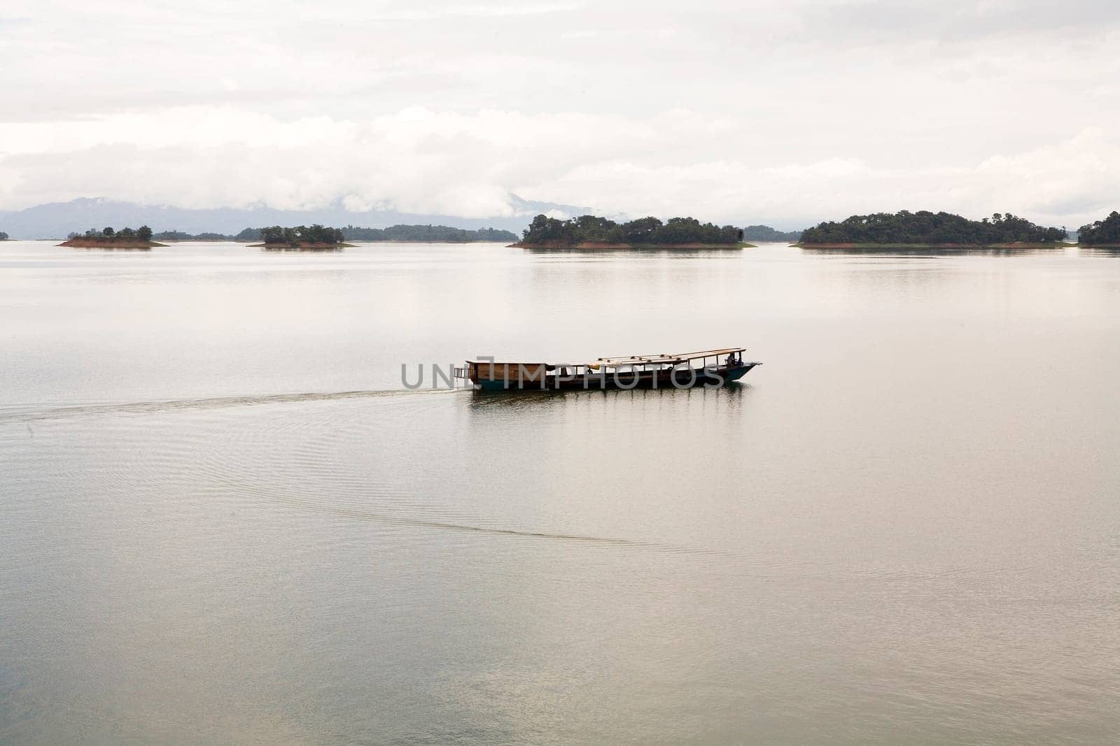 Nam Ngum Reservoir in Laos