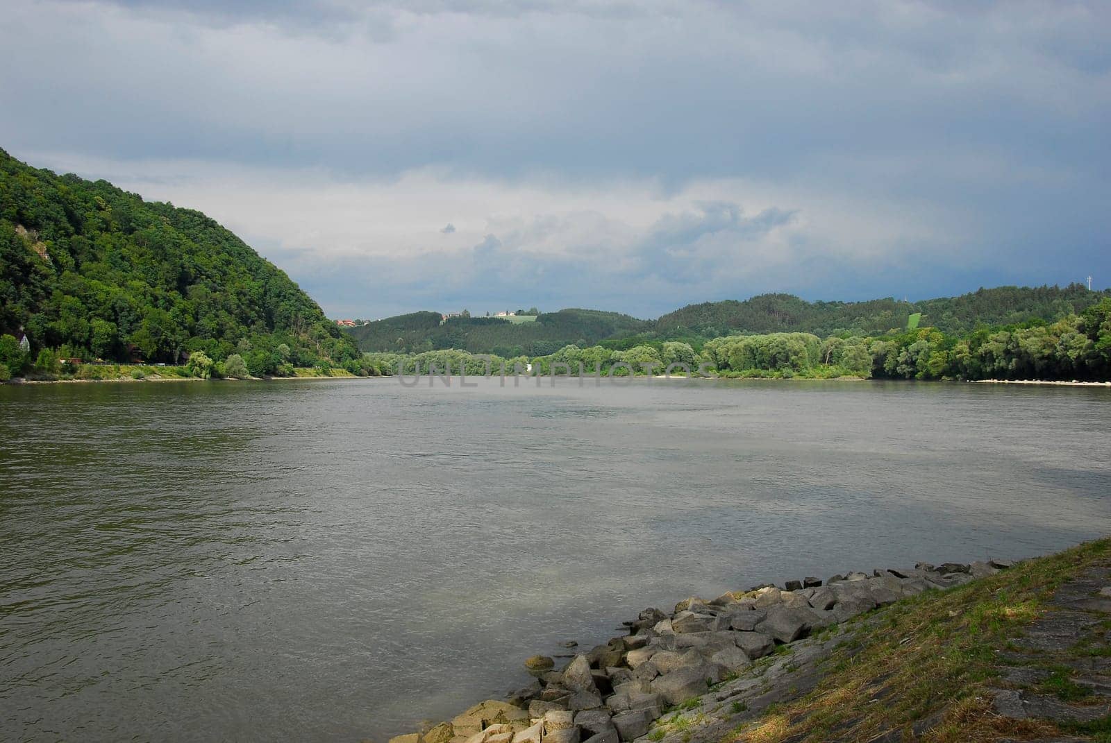 River triangle in Passau