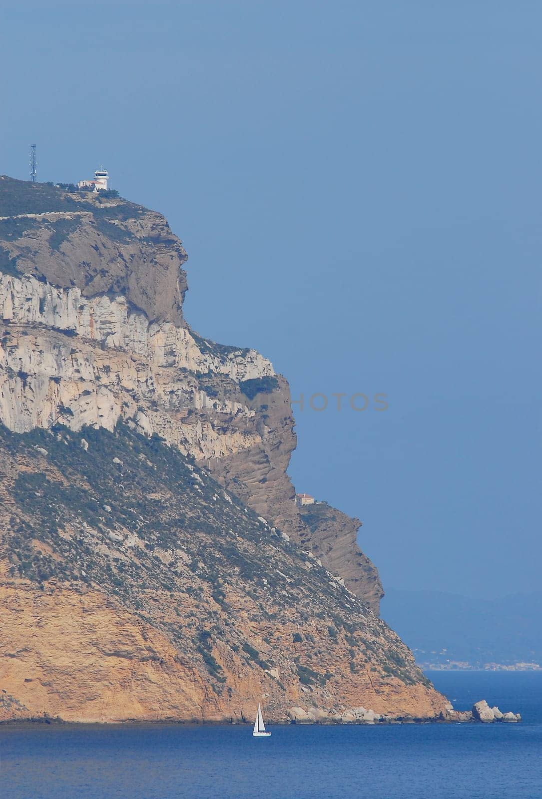 Cap Canaille in the evening haze