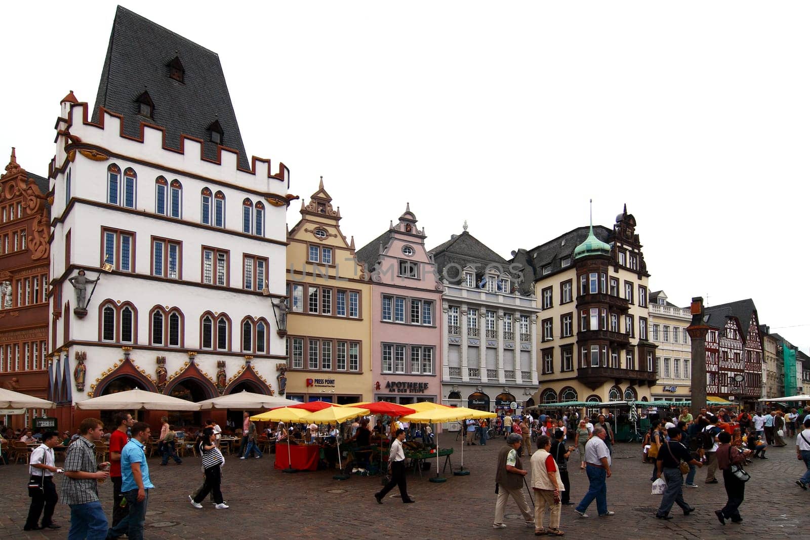 Market stalls Trier