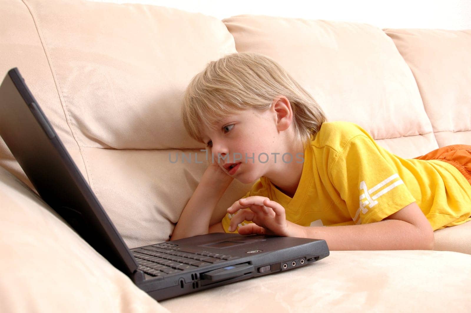 Boy at laptop