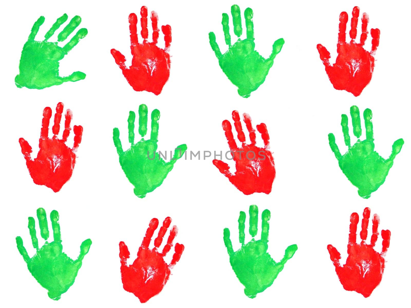 Many children's hands