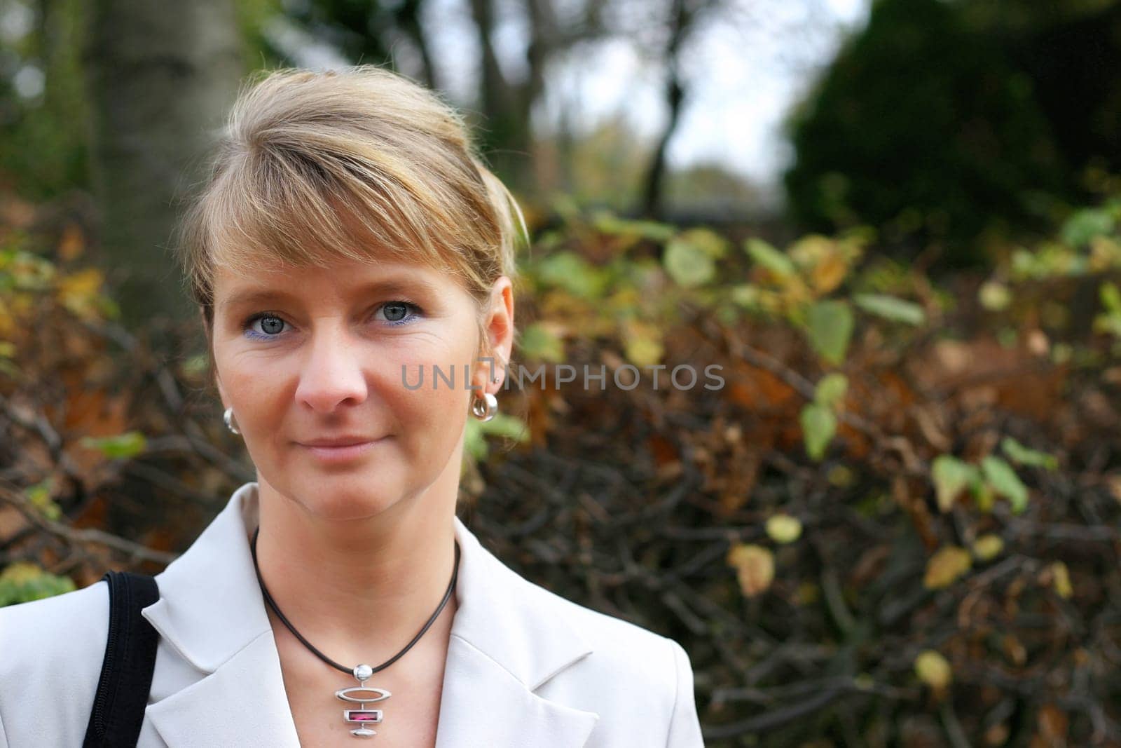 Young woman in business attire