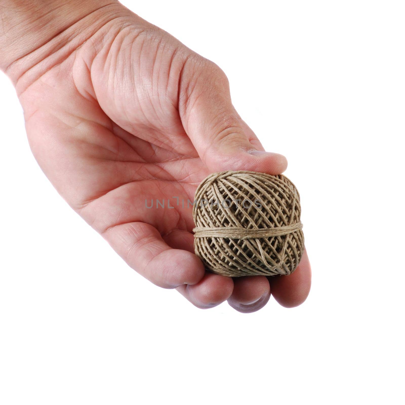 Hand with cord