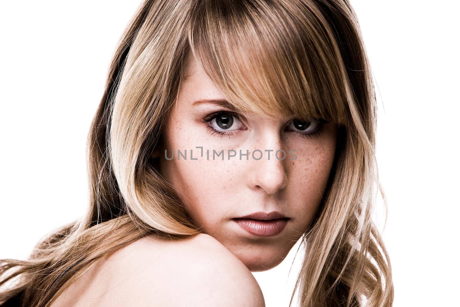 Beauty portrait of a young woman