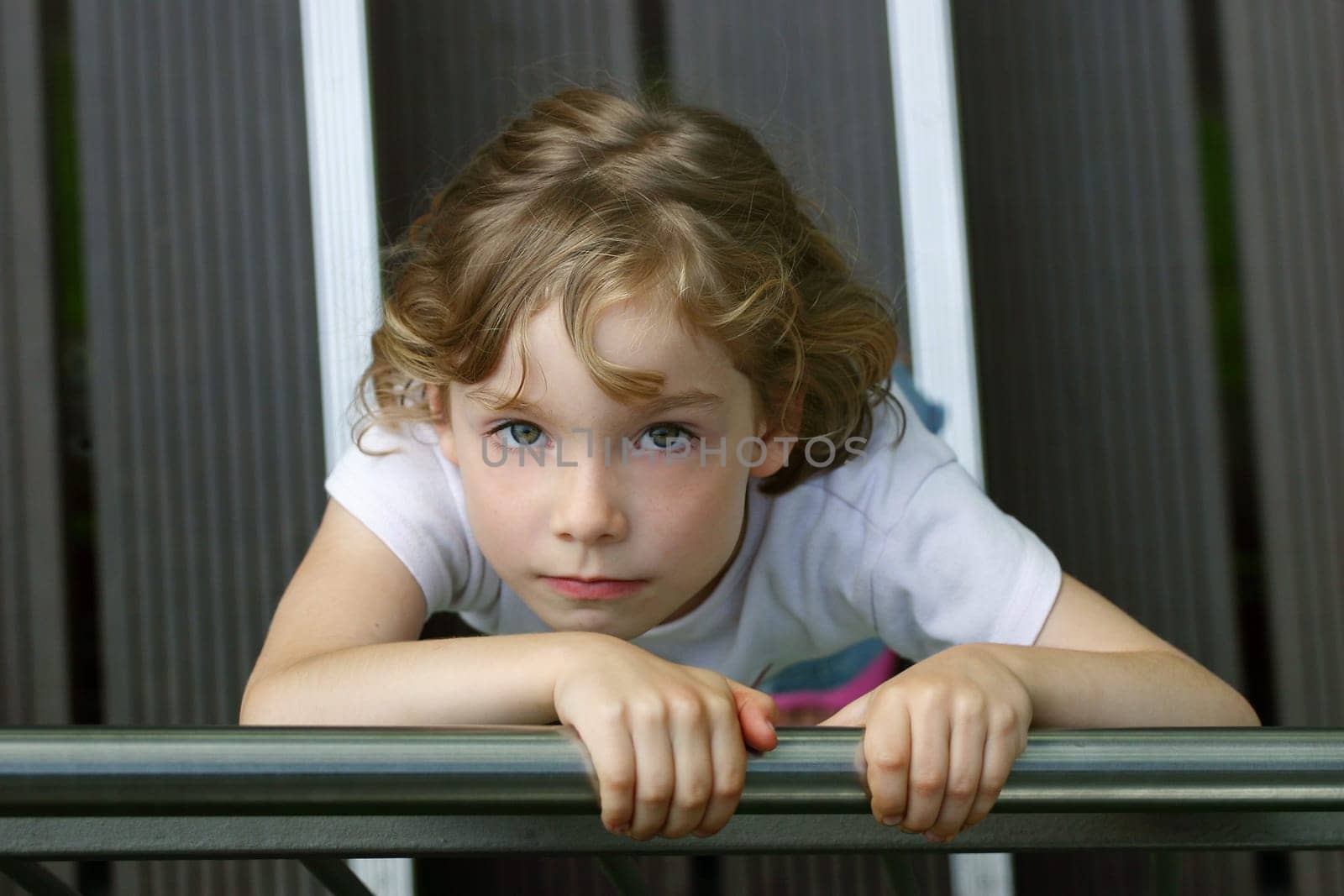 Child looking up