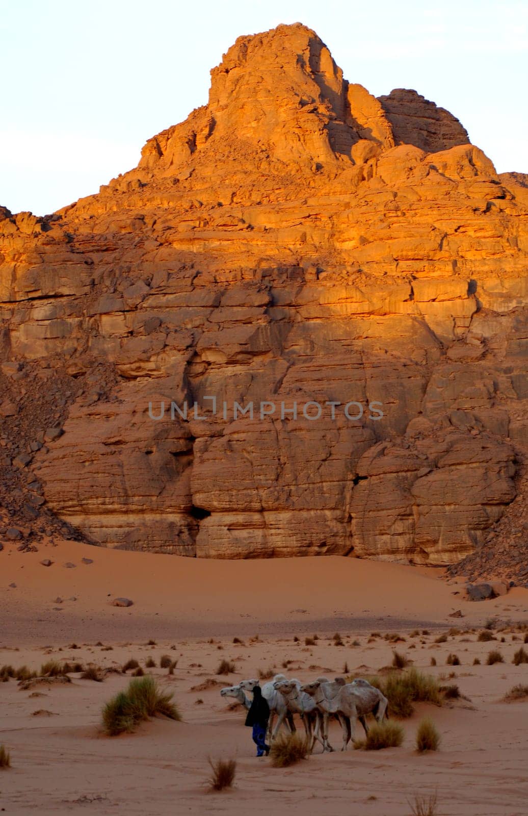 Evening at Akakus,Libya