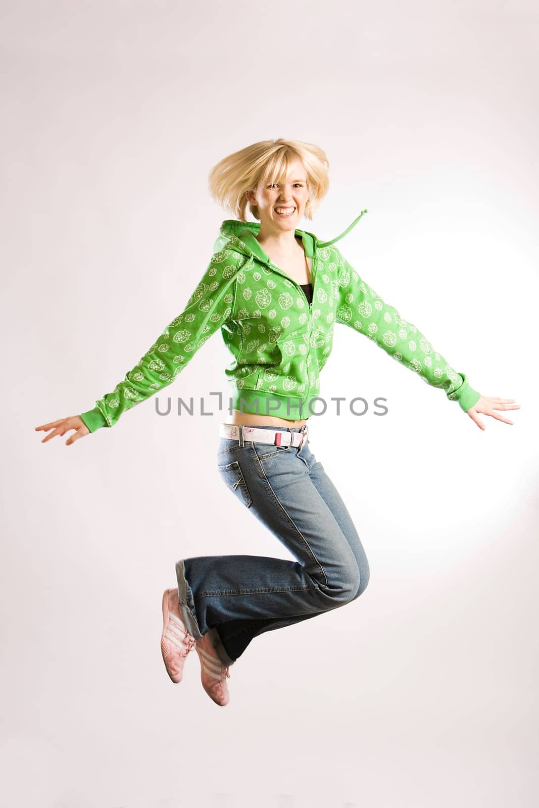 Young Woman in Jump VII