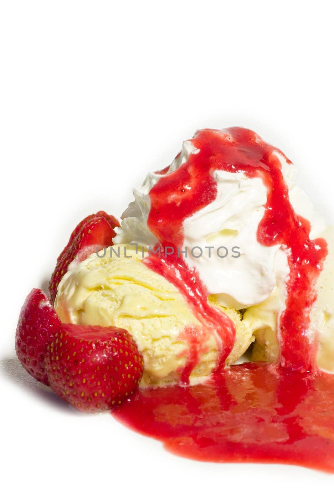 Strawberry ice cream