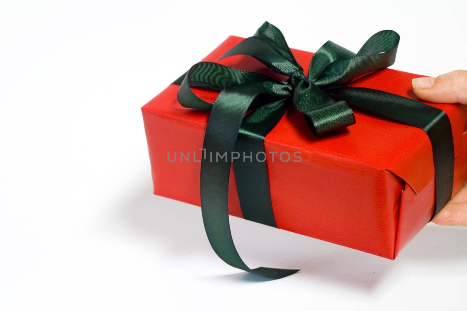 Handing over the gift