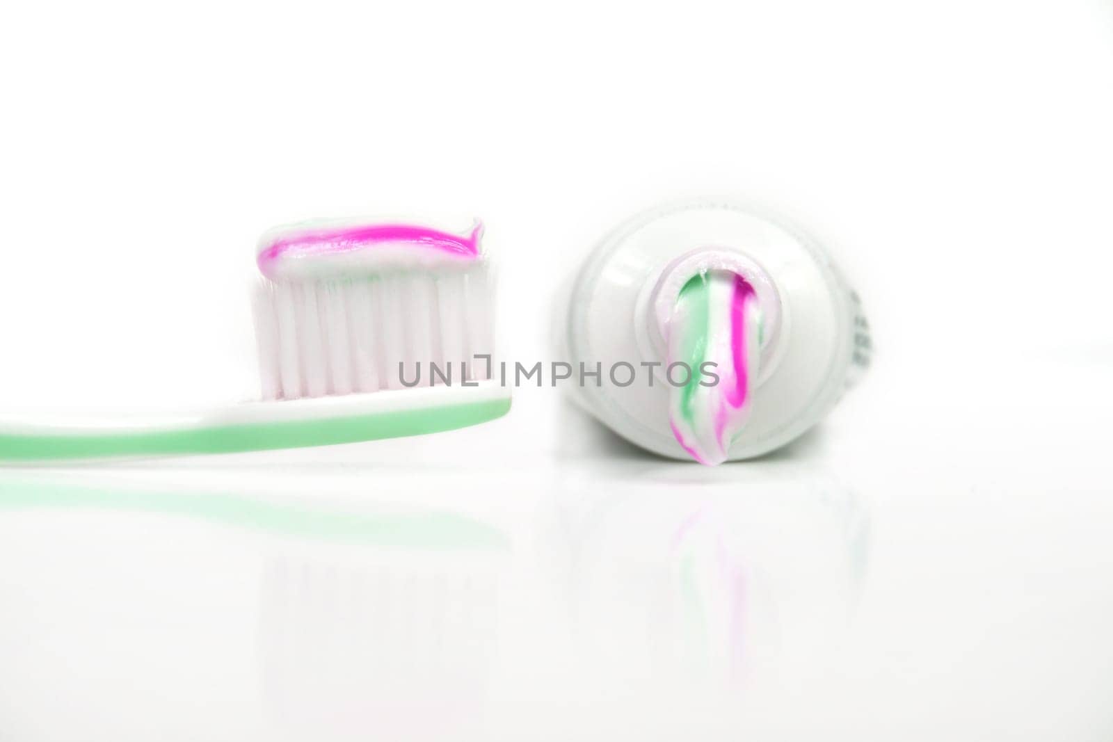 Toothbrush and toothpaste