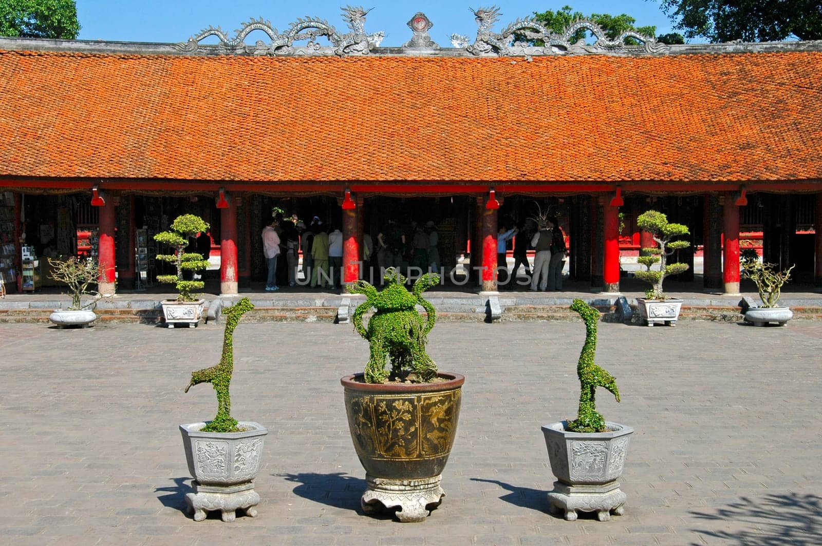 Entrance to the Temple of Literature,Hanoi