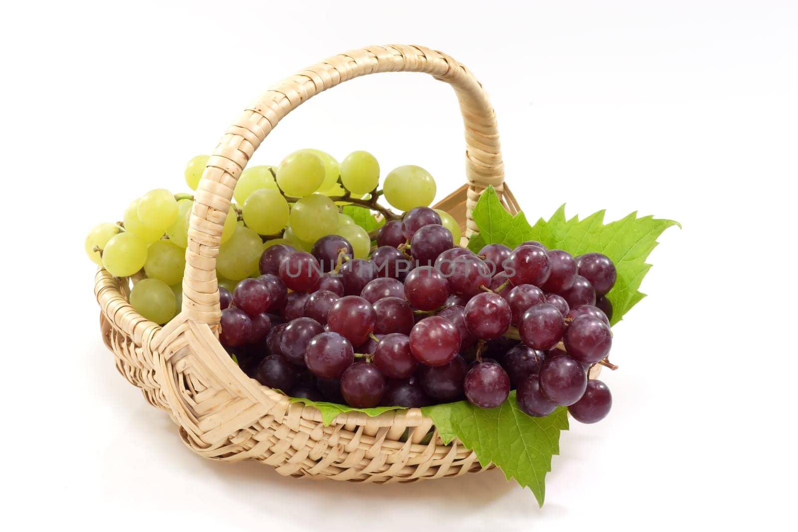 Basket of grapes