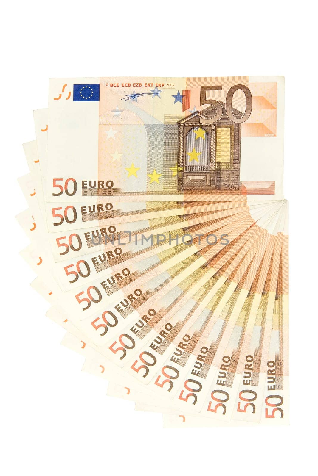 50 Euro money compartments