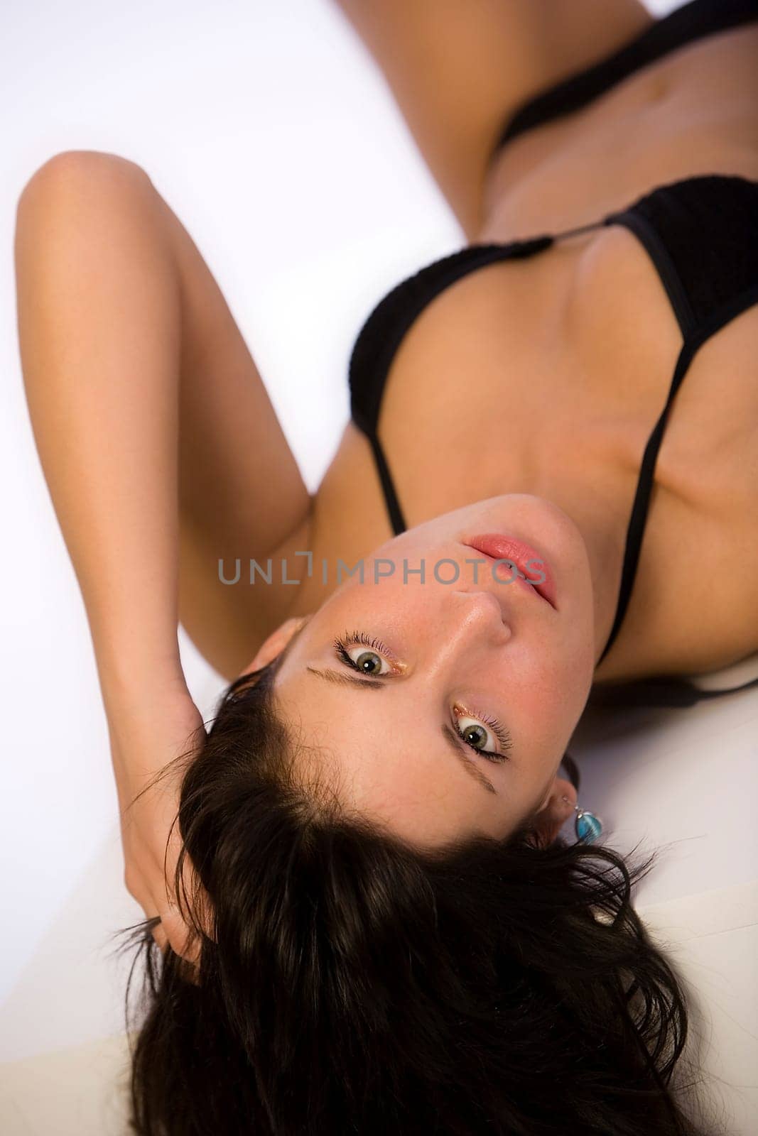 Reclining woman in bikini