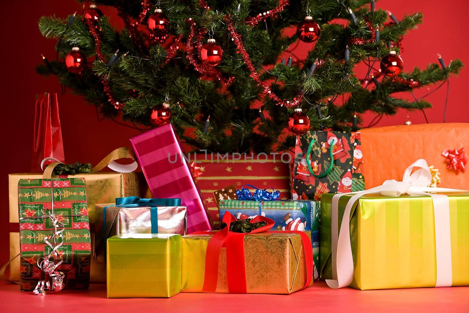 Gifts under the Christmas tree