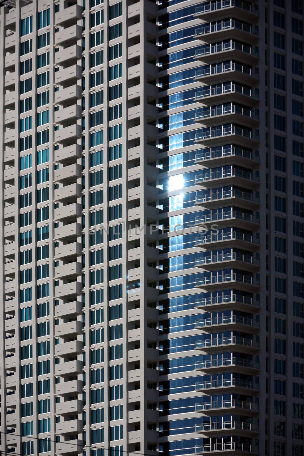 High-rise façade in Las Vegas