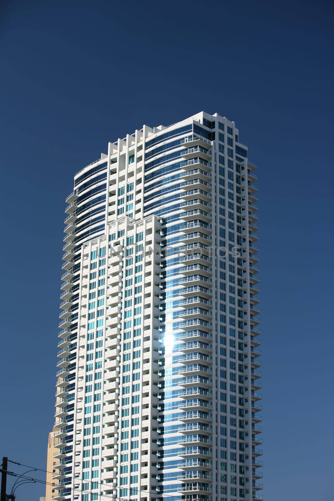 High-rise façade in Las Vegas