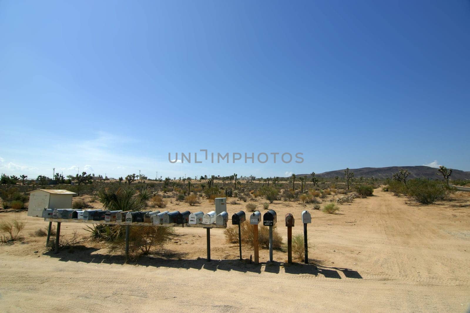 Mailboxes in solitude