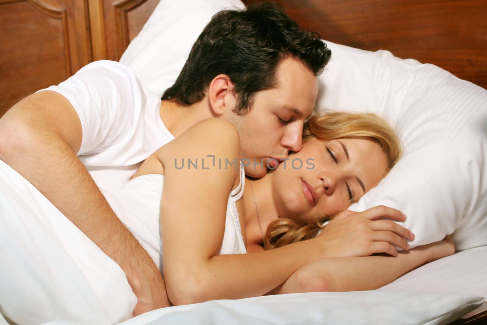 Couple in bed