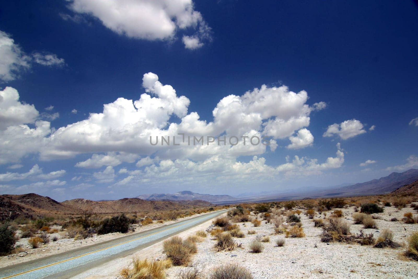 Desert Road in Joshua Tree National Park