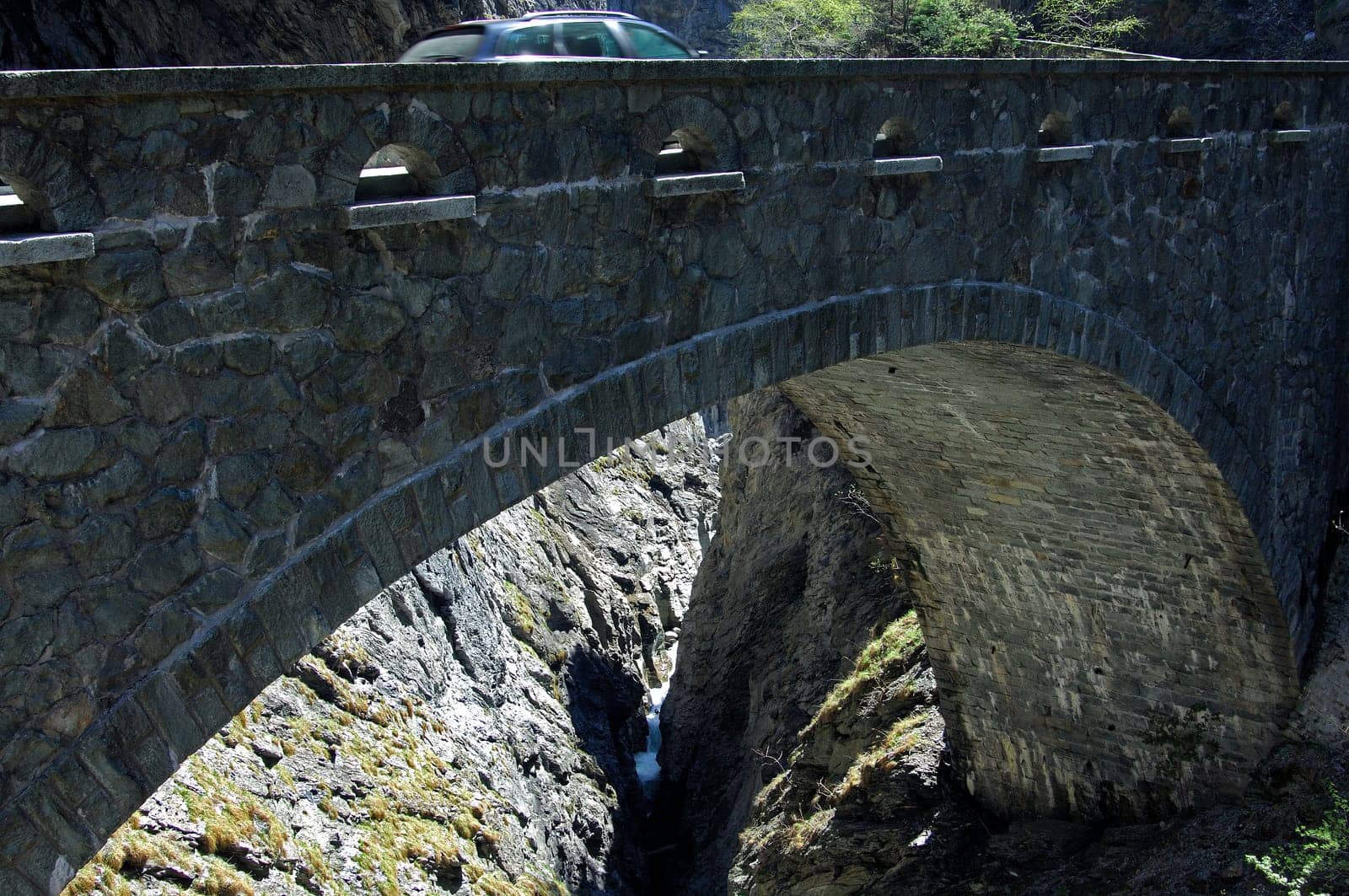 Bridge over Via Mala,Switzerland