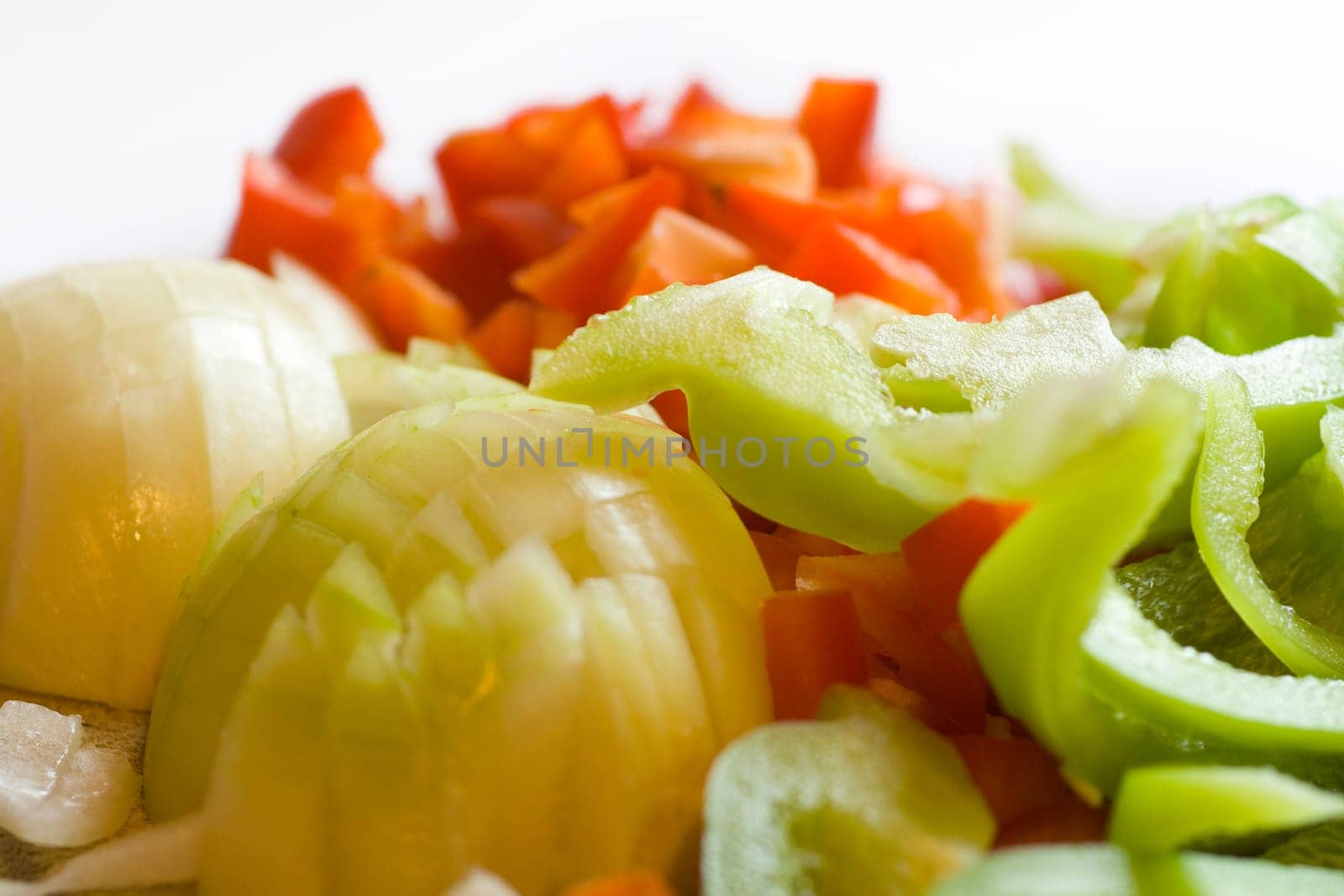 sliced vegetables