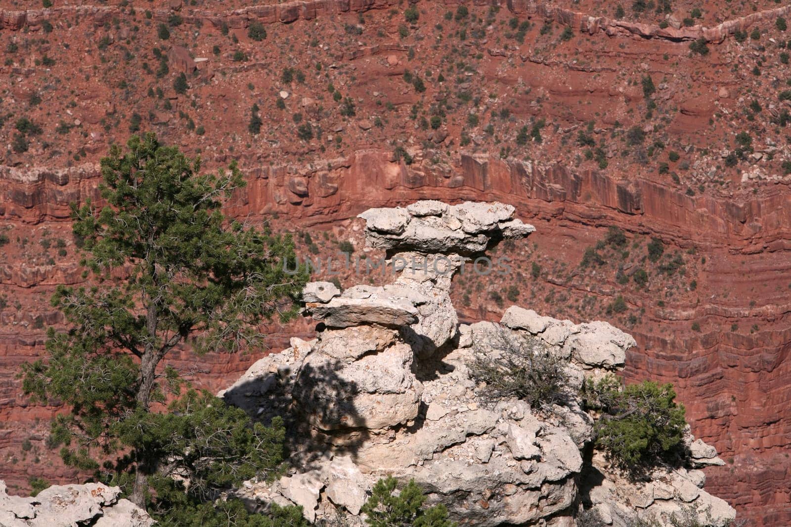 Rock formation in the Grand Canyon