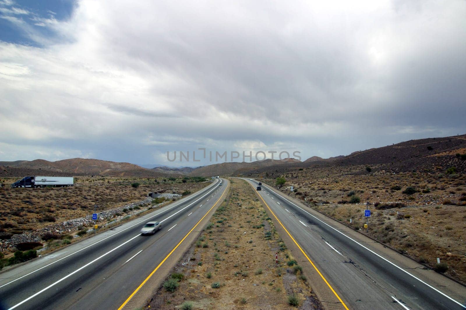 Highway through the mountains