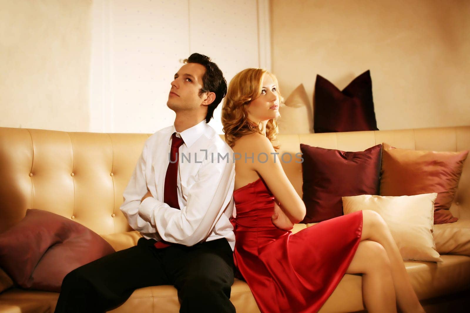 Young and rich couple